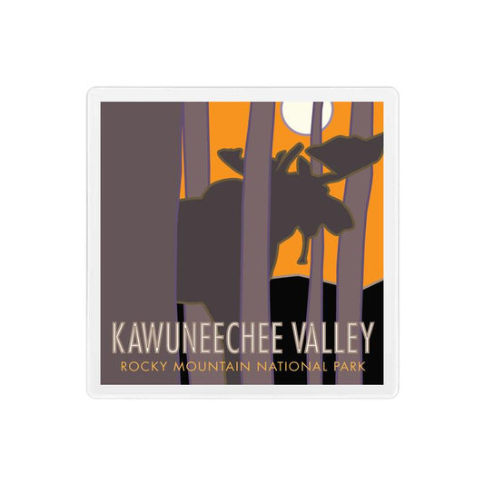 Kawuneeche Valley, Colorado - 4" x 4" Sandstone Coaster