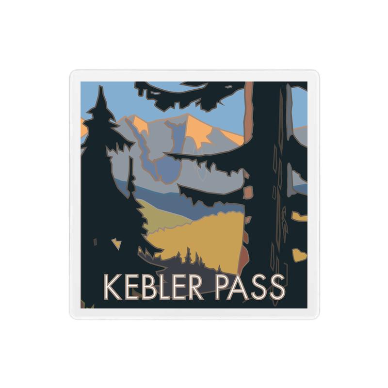 Kebler Pass, Colorado - 4" x 4" Sandstone Coaster
