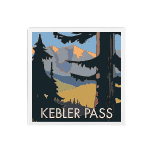 Kebler Pass, Colorado - 4" x 4" Sandstone Coaster