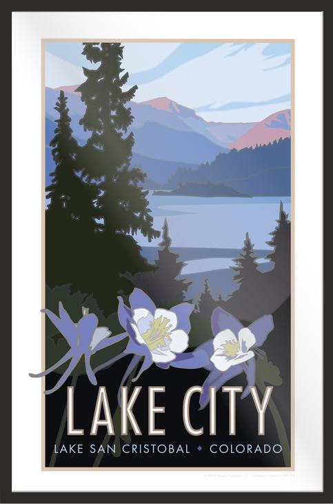 Lake City, Colorado - Poster