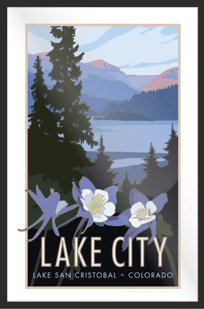 Lake City, Colorado - Poster