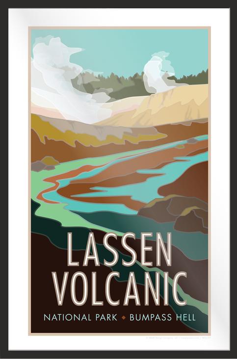 Lassen Volcanic National Park - Bumpass Hell - Poster