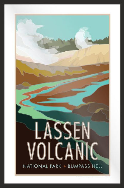 Lassen Volcanic National Park - Bumpass Hell - Poster