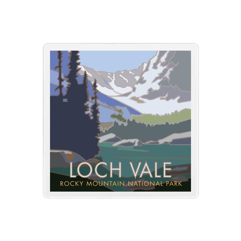 Loch Vale, Rocky Mountain National Park, Colorado - 4" x 4" Coaster