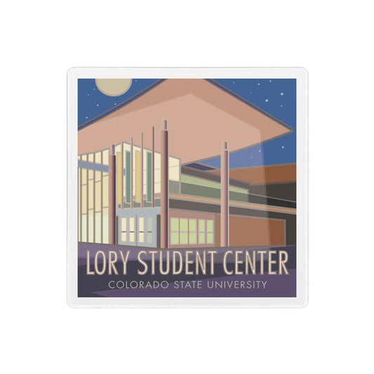 Lory Student Center (CSU) Colorado - 4" x 4" Sandstone Coaster