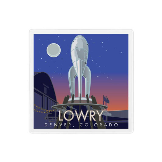 Lowry Neighborhood, Denver, Colorado - 4" x 4" Sandstone Coaster