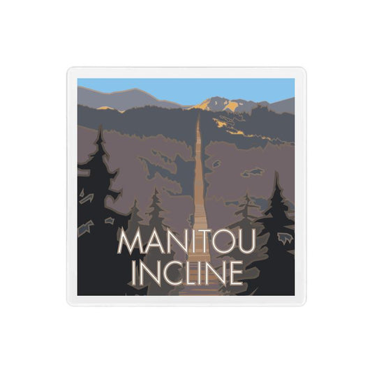 Manitou Incline, Colorado - 4" x 4" Sandstone Coaster