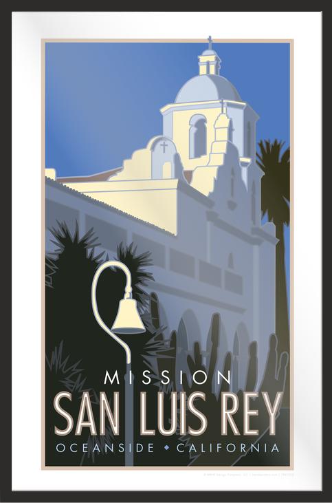 Mission San Luis Rey, California Poster