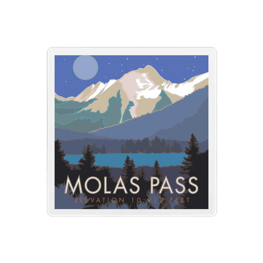 Molas Pass, Colorado - 4" x 4" Sandstone Coaster