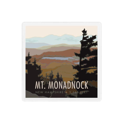 Mt. Monadnock, New Hampshire - 4" x 4" Sandstone Coaster
