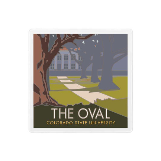 The Oval (CSU), Colorado - 4" x 4" Sandstone Coaster