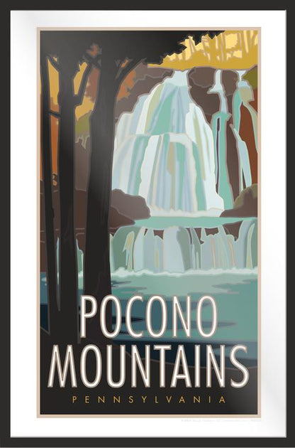 Pocono Mountains, Pennsylvania - Poster