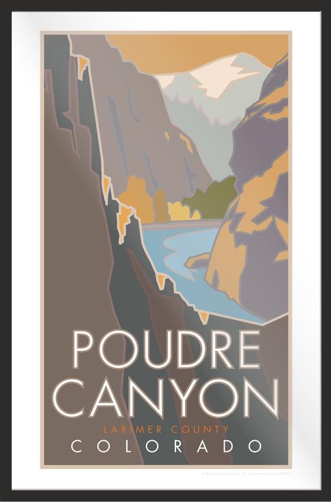Poudre Canyon, Colorado - Poster