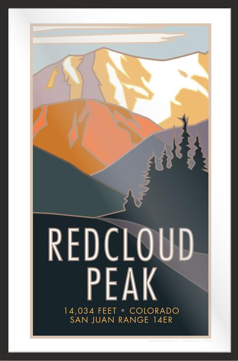 Red Cloud Peak, Colorado - Colorado 14er - Poster