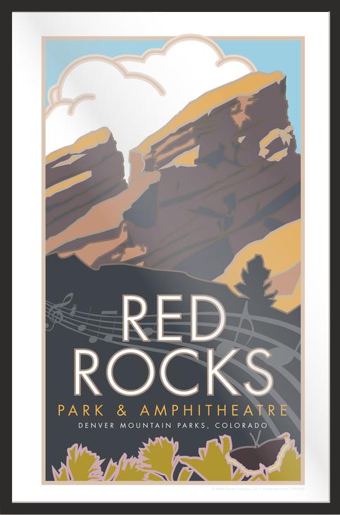 Red Rocks 2 (music), Colorado - Poster