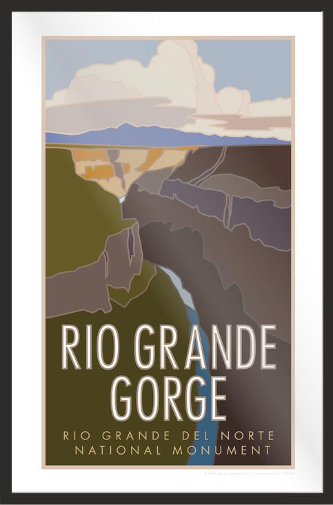 Rio Grande Gorge, New Mexico - Poster