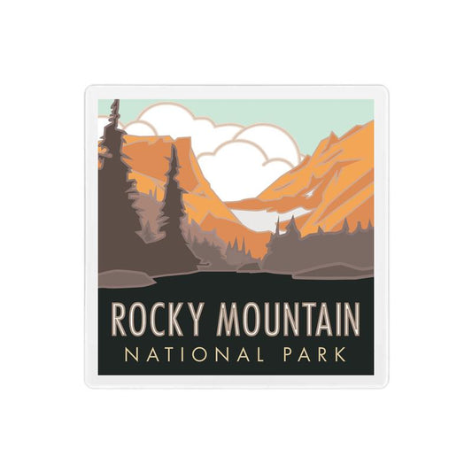 Rocky Mountain National Park 1, Colorado - 4" x 4" Sandstone Coaster