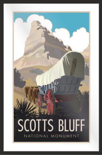 Scotts Bluff National Monument, Nebraska - Poster