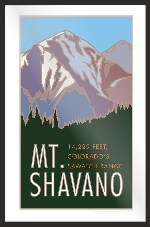 Mt. Shavano, Colorado - Colorado 14er - Poster