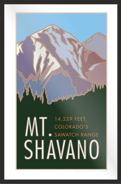 Mt. Shavano, Colorado - Colorado 14er - Poster