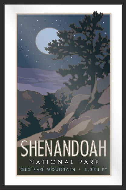 Shenandoah National Park (Old Rag Mountain), Virginia - Poster
