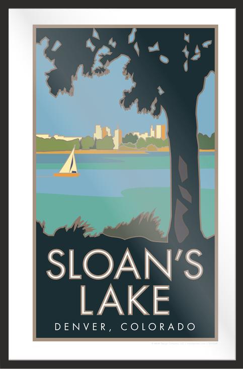 Sloan's Lake, Colorado - Poster