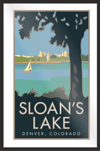 Sloan's Lake, Colorado - Poster