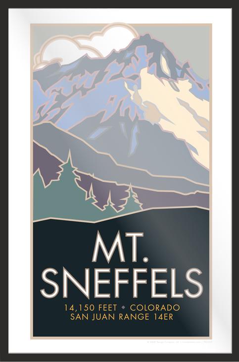 Mt. Sneffels, Colorado - Colorado 14er - Poster