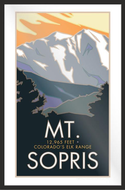 Mt. Sopris, Colorado - Poster