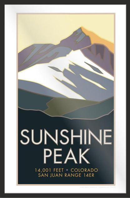Sunshine Peak, Colorado - Colorado 14er - Poster