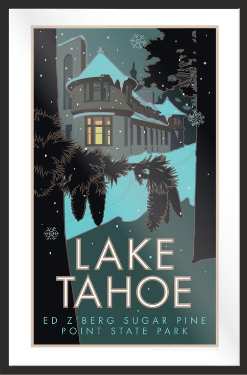 Lake Tahoe, Sugar Pine Point State Park- Poster