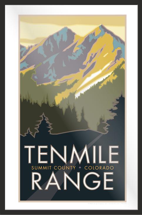 Ten Mile Range, Colorado - Poster