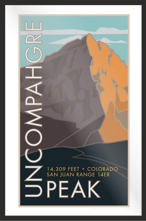 Uncompaghre Peak, Colorado - Colorado 14er - Poster