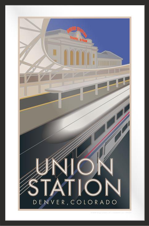 Union Station 4 (Train Platform), Denver, Colorado - Poster