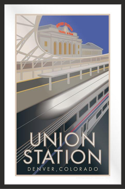 Union Station 4 (Train Platform), Denver, Colorado - Poster