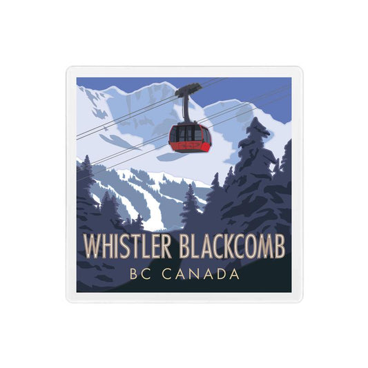 Whistler Blackcomb - BC, Canada - 4" x 4" Sandstone Coaster
