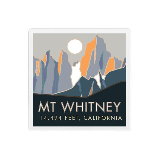 Mt. Whitney, California - 4" x 4" Sandstone Coaster