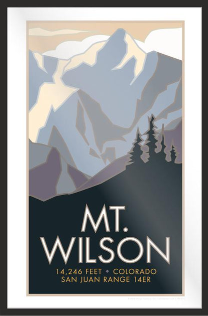 Mt. Wilson, Colorado - Colorado 14er - Poster