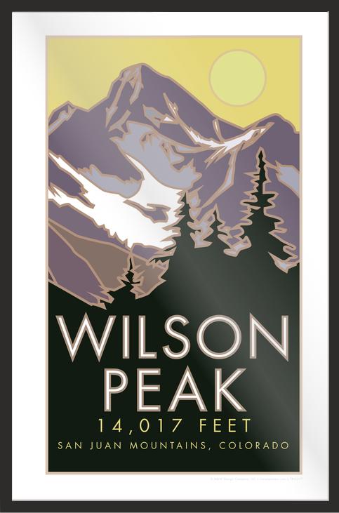 Wilson Peak, Colorado - Colorado 14er - Poster