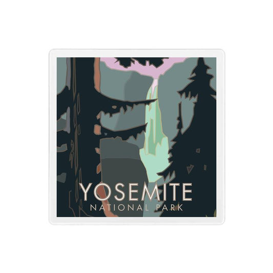 Yosemite Falls, Yosemite National Park - 4" x 4" Sandstone Coaster
