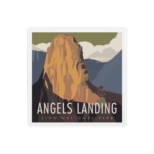 Zion National Park (Angels Landing), Utah - 4" x 4" Sandstone Coaster