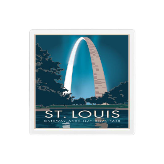 St Louis Gateway Coaster - 4" x 4" Sandstone Coaster