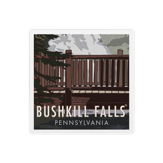 Bushkill Falls Coaster - 4" x 4" Sandstone Coaster