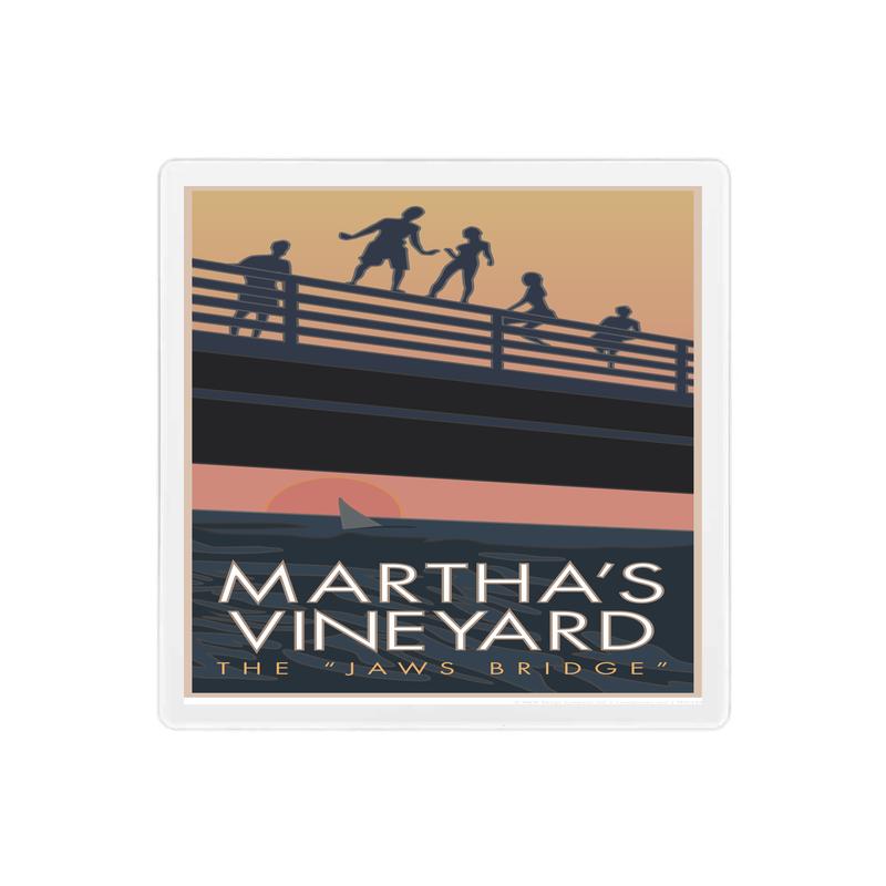 Marthas Vineyard Coaster - 4" x 4" Sandstone Coaster