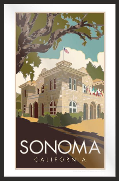 Sonoma Court House - Poster