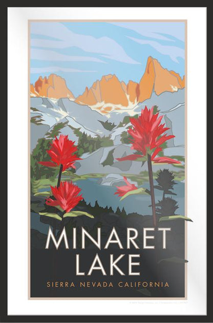 Minaret Lake - Poster