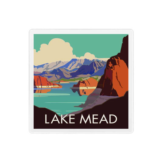 Lake Mead Rec Area Coaster - 4" x 4" Sandstone Coaster