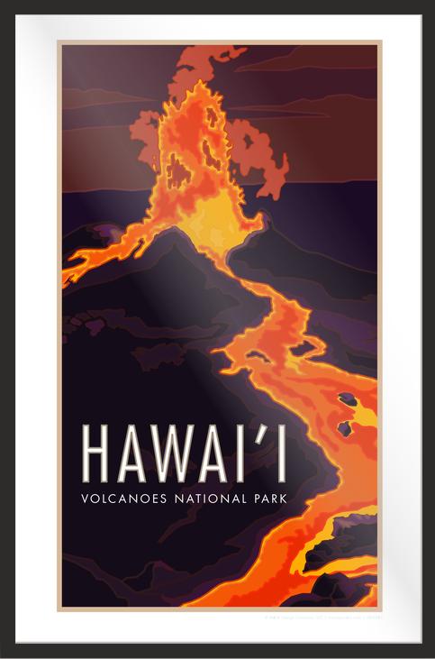 Hawaii Volcano - Poster