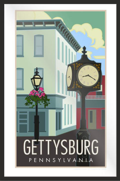 Downtown Gettysburg- Poster