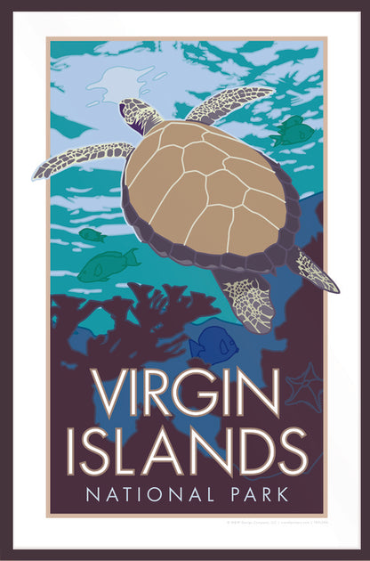 US Virgin Islands National Park - Poster